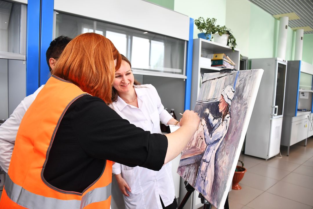 Художники на Вурнарском заводе
